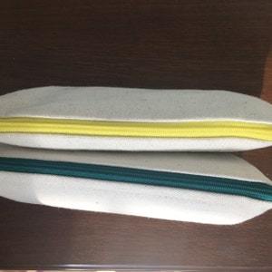 空白DIY帆布拉链袋时尚印花字母图案定制标志DIY工艺品铅笔发票化妆储物
