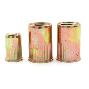 Cheap Carbon Steel Galvanized <strong>Rivet</strong> <strong>Nut</strong> Small Head Knurled Body <strong>Rivet</strong> <strong>Nuts</strong> for American Standard