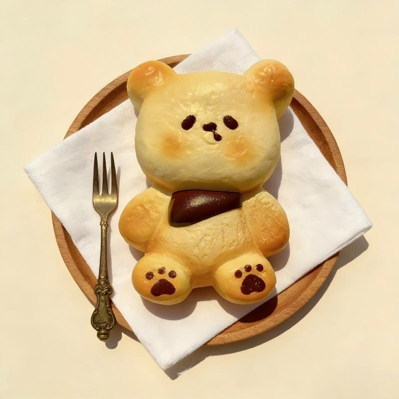 ขนมปังรูปหมี-10 ซม