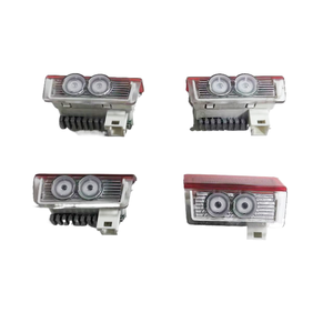 Hoşgeldiniz araba kapı ışık için Benz C sınıfı a B E W205 W212 W177 W167 GLA GLB GLC GLE EQA EQC G GL projeksiyon çift Lens lambası - Product Image 2