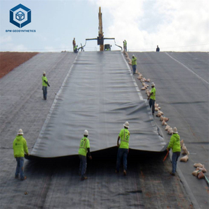 Singapur'da baraj gölü projesi için geomembran HDPE 1000 mikron atık muhafaza geomembran - Product Image 4