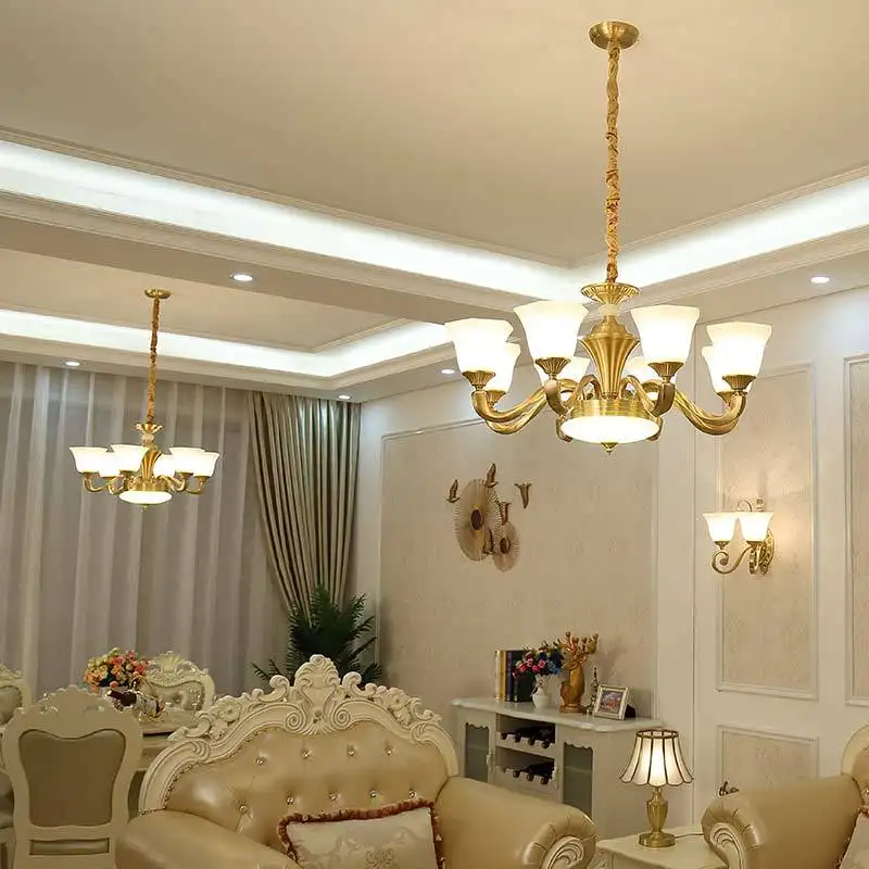 Hot sale retail chandelier design wall system For home pendant living room light