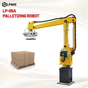 LPMIE Box Carton case Bag Robot Paletizador Robot de aire Vacío Suck Woven Bag Stacking Machine
