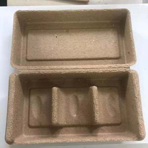 Fabrika tasarımı eko hamur kağıt geri dönüşüm parfüm paketi kutusu hazır hamuru kutu tepsisi parfüm - Product Image 5