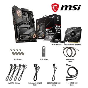 Computer Motherboard MEG X570S ACE MAX 4xDDR4 128GB Socket AM4 <strong>Support</strong> <strong>AMD</strong> <strong>Processor</strong> Gaming Motherboard - Product Image 5