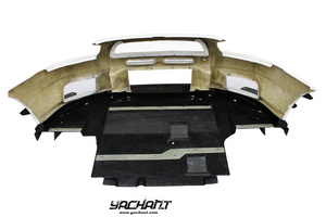 Fiber Glass 2008 to 2017 Evolution X VS Wide Body Version Style Front Bumper with CF Canard and Front Lip Diffuser for <strong>EVO</strong> X - Product Image 4