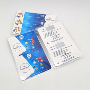 PRIZE PINコードとシリアル番号が記載された紙宝くじリチャージスクラッチカード - Product Image 6