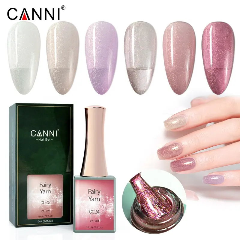 CANNI Commercio All'ingrosso Manicure Fata Yard Serie 16ml Si Impregna fuori dal Polacco UV Del Gel Semi Permanente Lacca Smalto Private Label