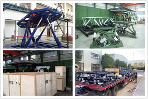 Customized Multi-angle <strong>Simulation</strong> <strong>Dynamic</strong> Standard 6 Axis Motion Platform 500kg Flight Simulator Platform - Product Image 4
