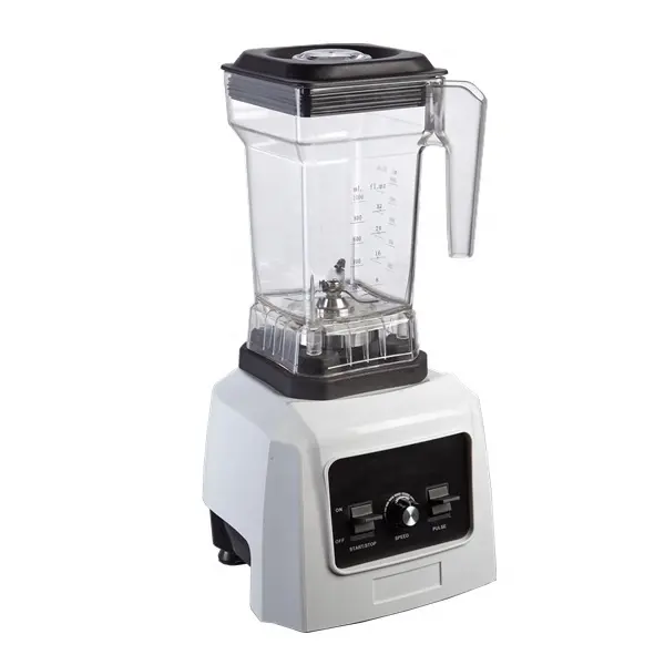 2000W Shake & Smoothie Maker, frullatore elettrico professionale ad alta velocità con 3 bicchieri di plastica 220 bottone