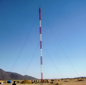 Thép mạ kẽm Viễn Thông tháp lưới với 3-chân cấu trúc hình ống tháp ăng ten cho tín hiệu di động tháp truyền thông - Product Image 3