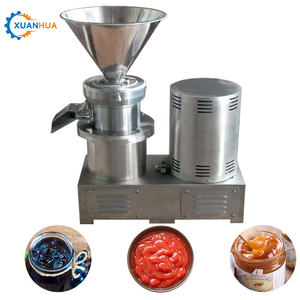Horizontal Wet and Dry Strawberry Jam Garlic Paste Making Stainless Steel Grinding Colloid Mill Machine