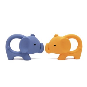 Bán Buôn Đồ Chơi Gặm Nướu Bằng Cao Su Tự Nhiên Cảm Giác Thân Thiện Với Môi Trường Vòng Gặm Nướu Cho Bé Hình Con Voi - Product Image 4