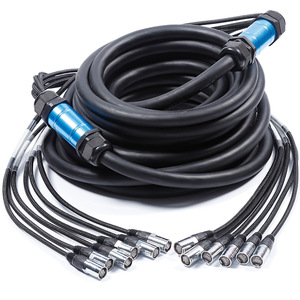 Cable de serpiente de etapa CAT 6 RJ45 de alta calidad 2/4/6/8 Salida de entrada carrete de canales múltiples Cable de Audio y vídeo disponible longitud personalizada - Product Image 4