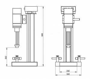 1L 10L Cosmetic <strong>Mixer</strong> Laboratory Homogenizer High Speed Lifting Homogenizer Laboratory High Shear Homogenizer <strong>Mixer</strong> - Product Image 3
