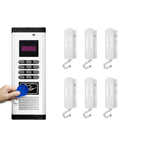 Intercomunicador de audio comercial Barato 2 Sistema de teléfono de intercomunicación con cable Sistema de intercomunicación de teléfono de puerta de audio de apartamento - Product Image 1