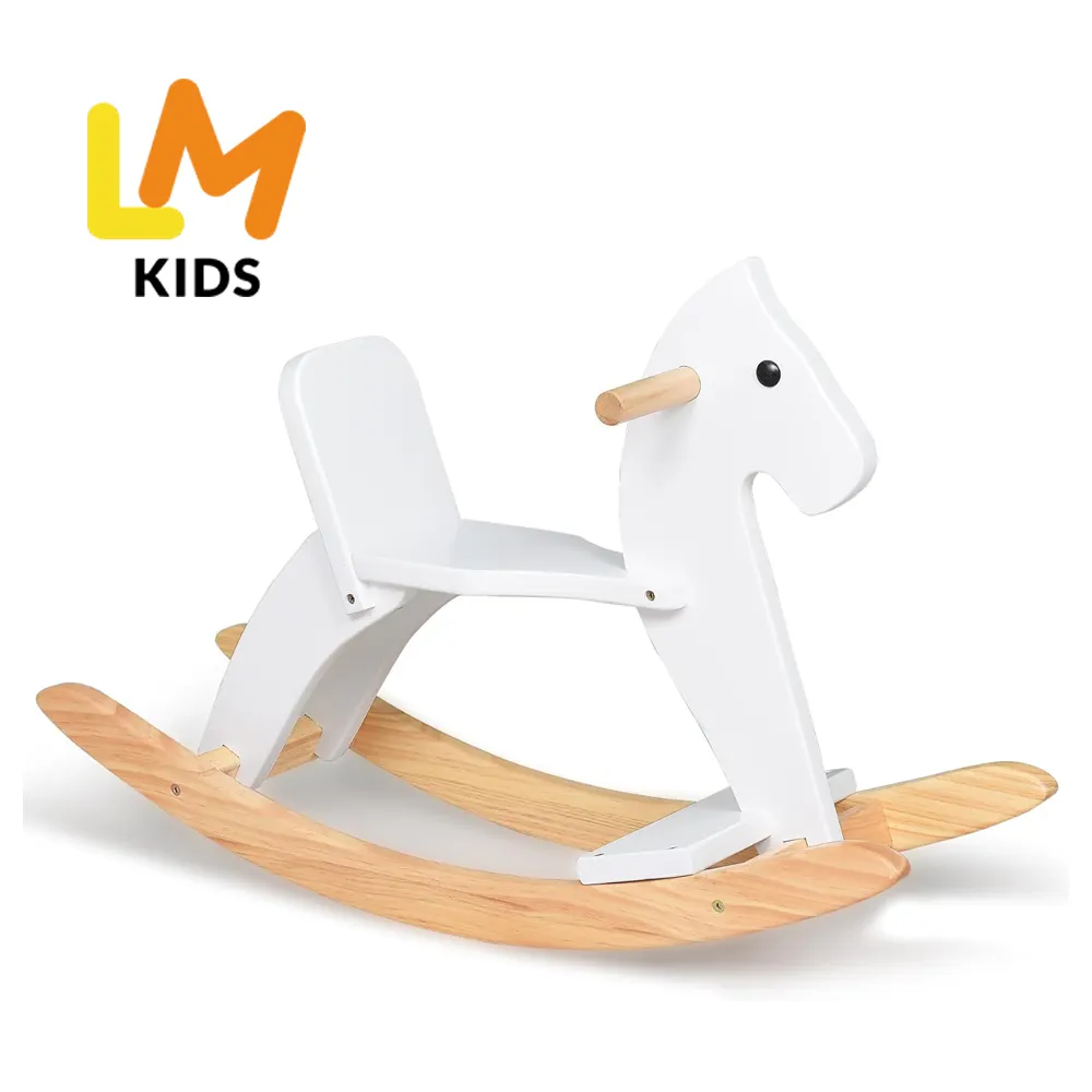 LM KIDS children's toys 2024 rocking horse wood horse wooden horse sex toy