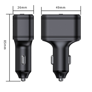 อุปกรณ์ติดตาม GPS ขนาดเล็ก4G สาย USB ที่ชาร์จโทรศัพท์ที่จุดบุหรี่ในรถ SOS อุปกรณ์ติดตาม GPS กันขโมย