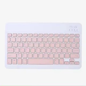 Teclado Delgado BT, Mini teclado inalámbrico portátil para oficina, tableta, teléfono, teléfono inteligente, ratón y teclado, compatible con ingeniería humana - Product Image 4