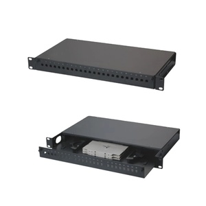 SC/FC/ST/LC rack mount Splicing fiber Optic <strong>patch</strong> <strong>panel</strong>/Termination Box/ODF with changeable <strong>panel</strong> - Product Image 1