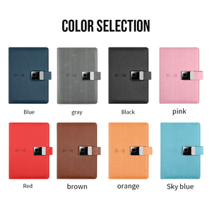 Custom Diary <strong>Notebook</strong> with Gift Box Business Gift Agenda Planner Power Bank Charging Fingerprint Lock <strong>Notebook</strong> - Product Image 6