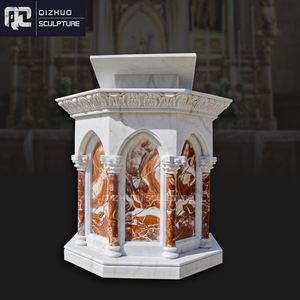 教会の手彫り混合色石カトリック石大理石祭壇工場価格 - Product Image 3