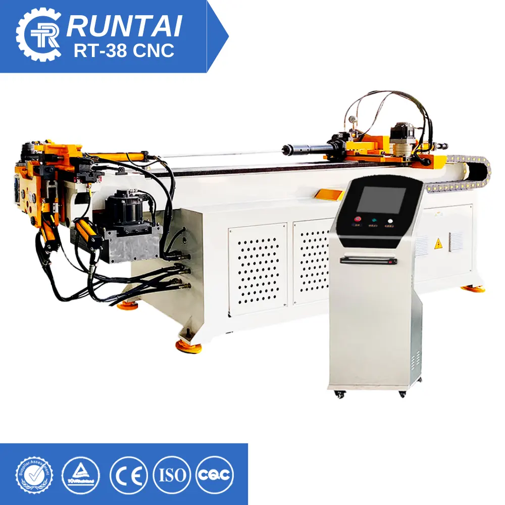 RT-38 CNC PLC di controllo elettrico 4 Pollici mandrino bender tubo di alluminio tubo idraulico flessione macchina