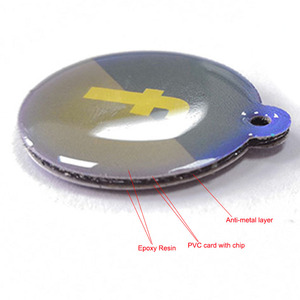 NFC anahtarlık sosyal medya paylaşımı 13.56MHz RFID su geçirmez PVC PET kartvizit incelemesi-Instagram Google incelemesi anahtar kart - Product Image 6