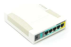 Enrutador de red inalámbrica Cuatro enchufes de conexión Enrutador multihost doméstico Tasa de transmisión por cable de 10/100Mbps