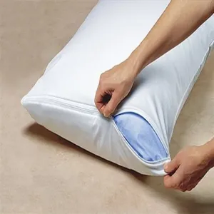 50x70cm枕カバー防水枕プロテクター防ダニナンキンムシ防止ジッパー白い枕カバーアレルギー枕ケースベトナム
