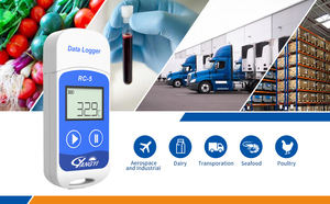 RC-5 LCD Display High Accuracy USB <strong>Temperature</strong> Recorder Waterproof <strong>Temperature</strong> Data <strong>Logger</strong> 32000 Points - Product Image 6