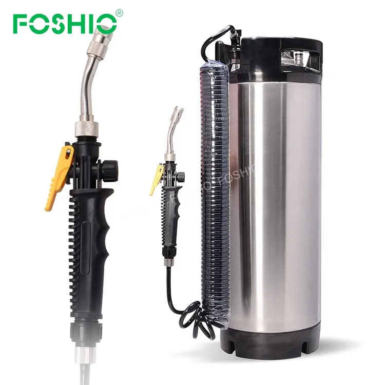 Foshio taşınabilir TPU PPF filmi yüksek basınçlı kablosuz araba duş temizleme su pencere tonu Keg