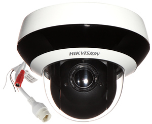 Hik 4K 8MP rede POE Áudio bidirecional luz dupla 5X Zoom Turret PTZ Câmera IP compatível com o sistema HIK NVR Turret PTZ IP Camera