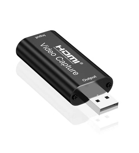 USB 2,0 a HDMI Tarjeta de captura de video Salida de entrada 4K30Hz 1080p60Hz Tarjeta de captura de video HDMI