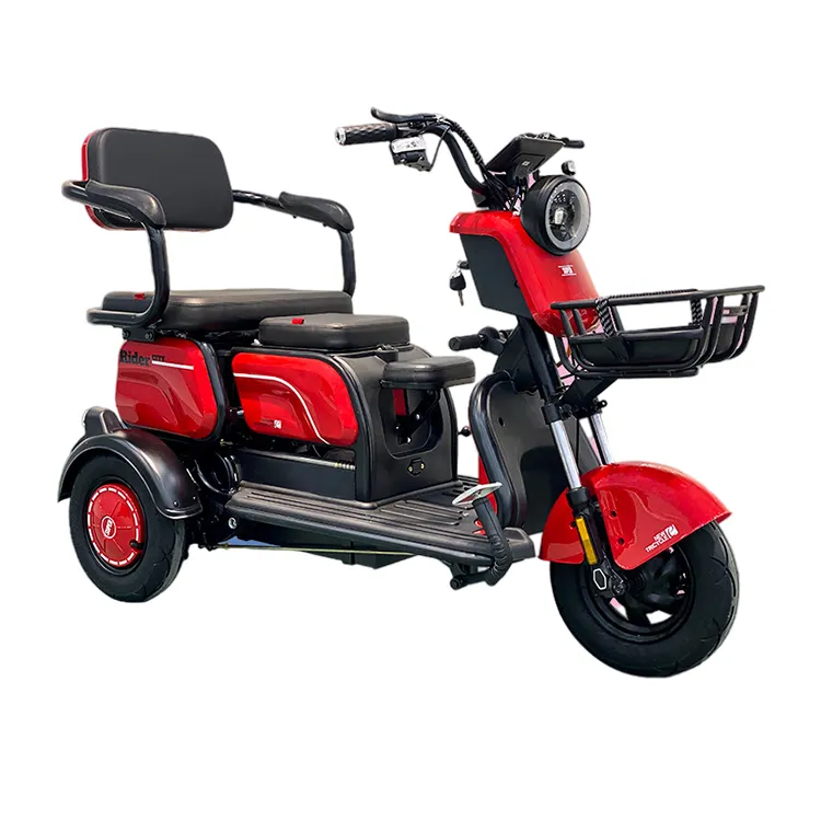 New type Custom electric tri bike Vacuum tire aluminum alloy 3 Wheel Electric Scooter tricycle trike for adults