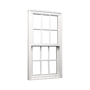 Fiberglass <strong>Sash</strong> <strong>Window</strong> Colonial Grid Thermal Break Hung Double Vertical Opening French <strong>Window</strong> - Product Image 1