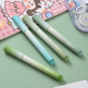 Gradual Color <strong>Highlighters</strong>,<strong>Chisel</strong> <strong>Tip</strong> Marker <strong>Highlighters</strong>,for Journal Bible Notes,Assorted Color,4-Pack - Product Image 3