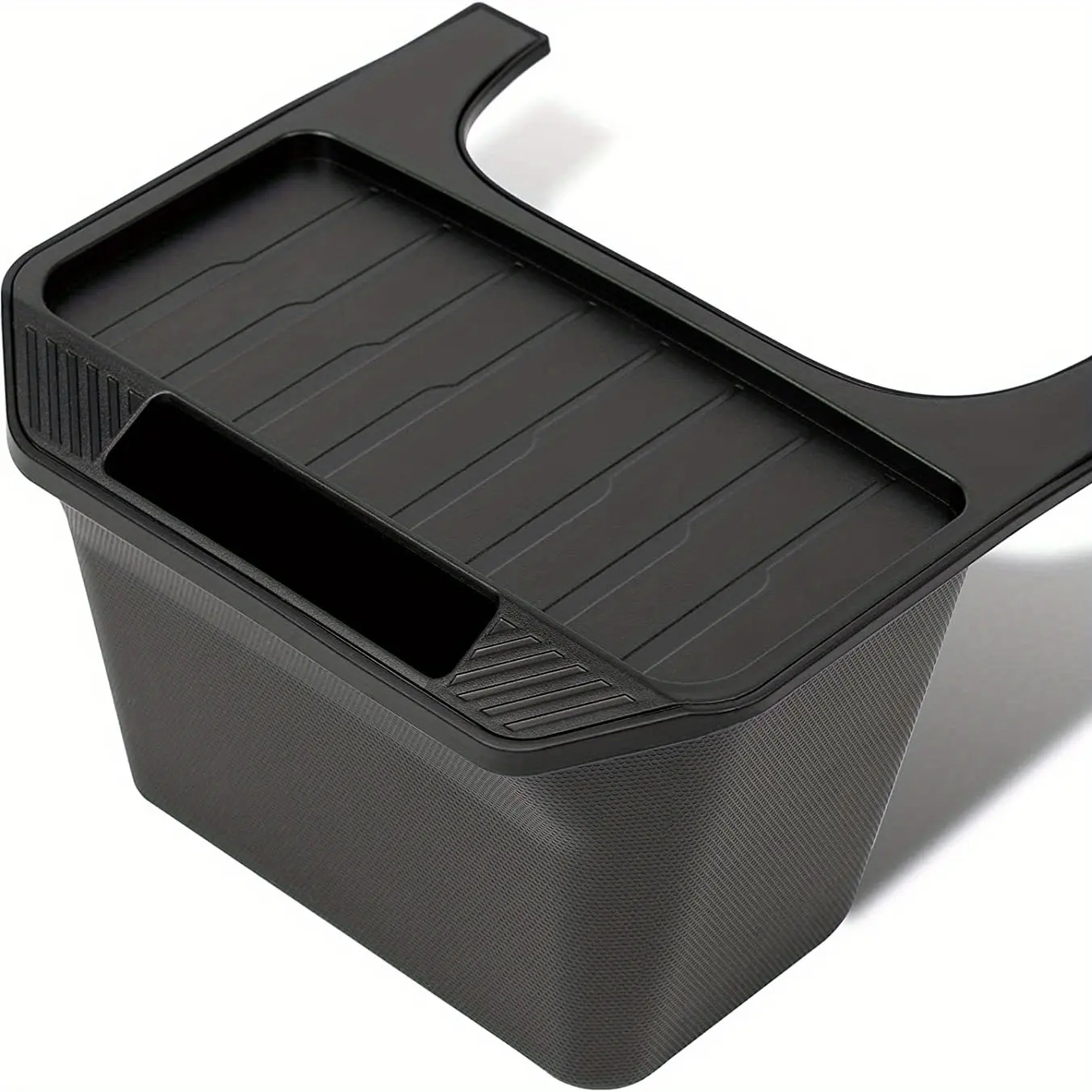 ABS Garbage Can Bin Accessories Rear Center Console Box Organizer Trash Can Backseat Center Storage Box for Tesla Model Y