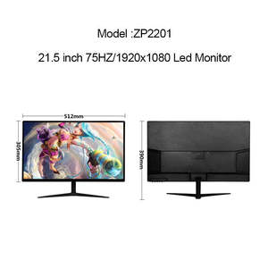 OEM Borderless schermo del Computer da ufficio LCD 60hz Monitor da gioco Monitor da 19 pollici Monitor piatto - Product Image 3