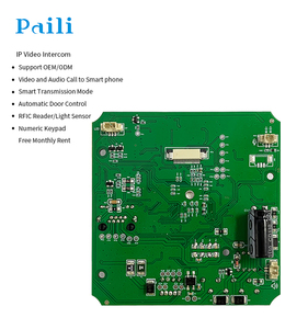 Panel de puerta de sistema de intercomunicación de vídeo basado en IP personalizado con cámara de teclado placa principal PCBA para seguridad del hogar - Product Image 3