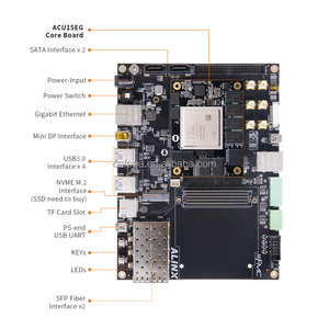 Scheda di sviluppo ALINX AXU15EGB Xilinx ZYNQ UltraScale + MPSoC AXU15EG XCZU15EG Kit di valutazione FPGA 6GB DDR4 8G eMMC FMC HPC - Product Image 2