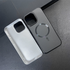 Apple 12 için 16 Pro Max mat Fiber desen manyetik cilt hissediyorum darbeye telefon kılıfı koruyucu kapak - Product Image 6