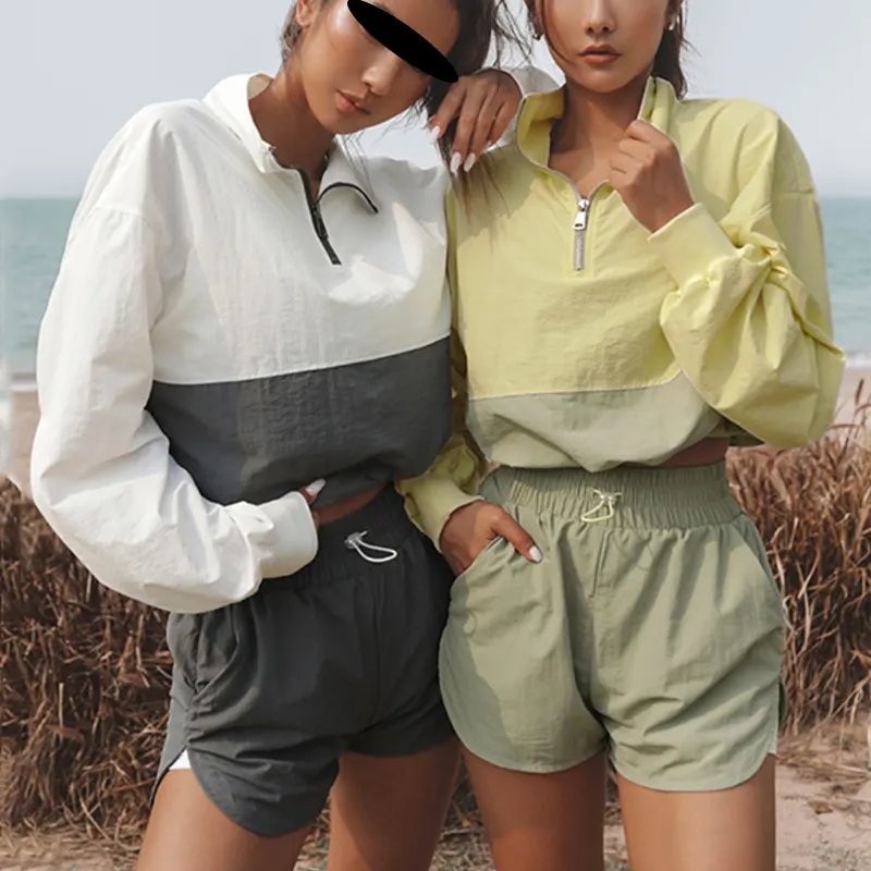 Ensemble pantalon personnalisé Offre Spéciale style européen et américain, vêtements de sport décontractés taille haute pour femmes TieDye