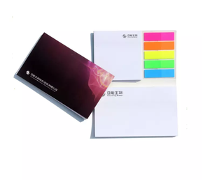 Cubo de notas adhesivas con impresión de logotipo personalizado, Cubo de notas plegable con Memopad, juego de bloc de notas adhesivas - Product Image 3