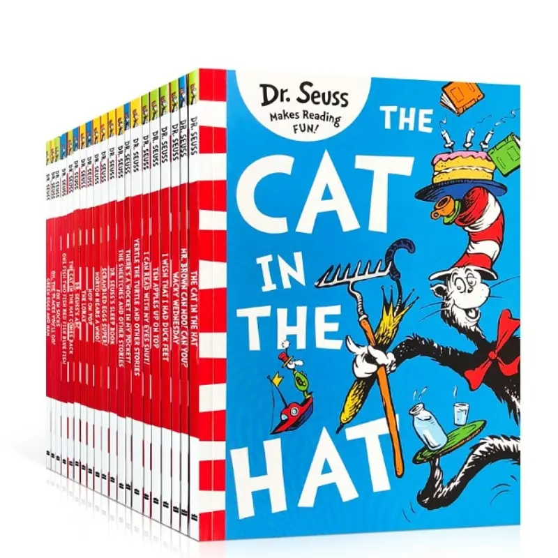 20 libri/Set un classico caso della serie Dr. Seuss interessante storia immagine per bambini lettura inglese libro di apprendimento per bambini