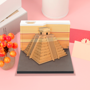 Bloc de notas de papel creativo para manualidades, Bloc de notas adhesivas 3D, para construcción artística, Inca, azteca y restos mayas, notas de poste - Product Image 4