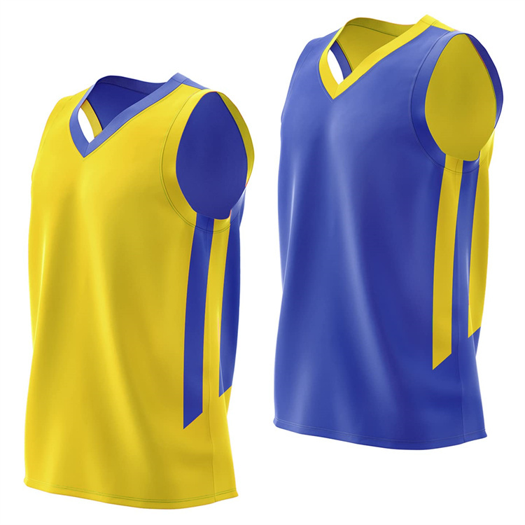 Blue with yellow