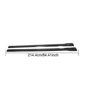 Mercedes W213 E class AMG yan etek Splitter ön dudak için karbon Fiber yan etek