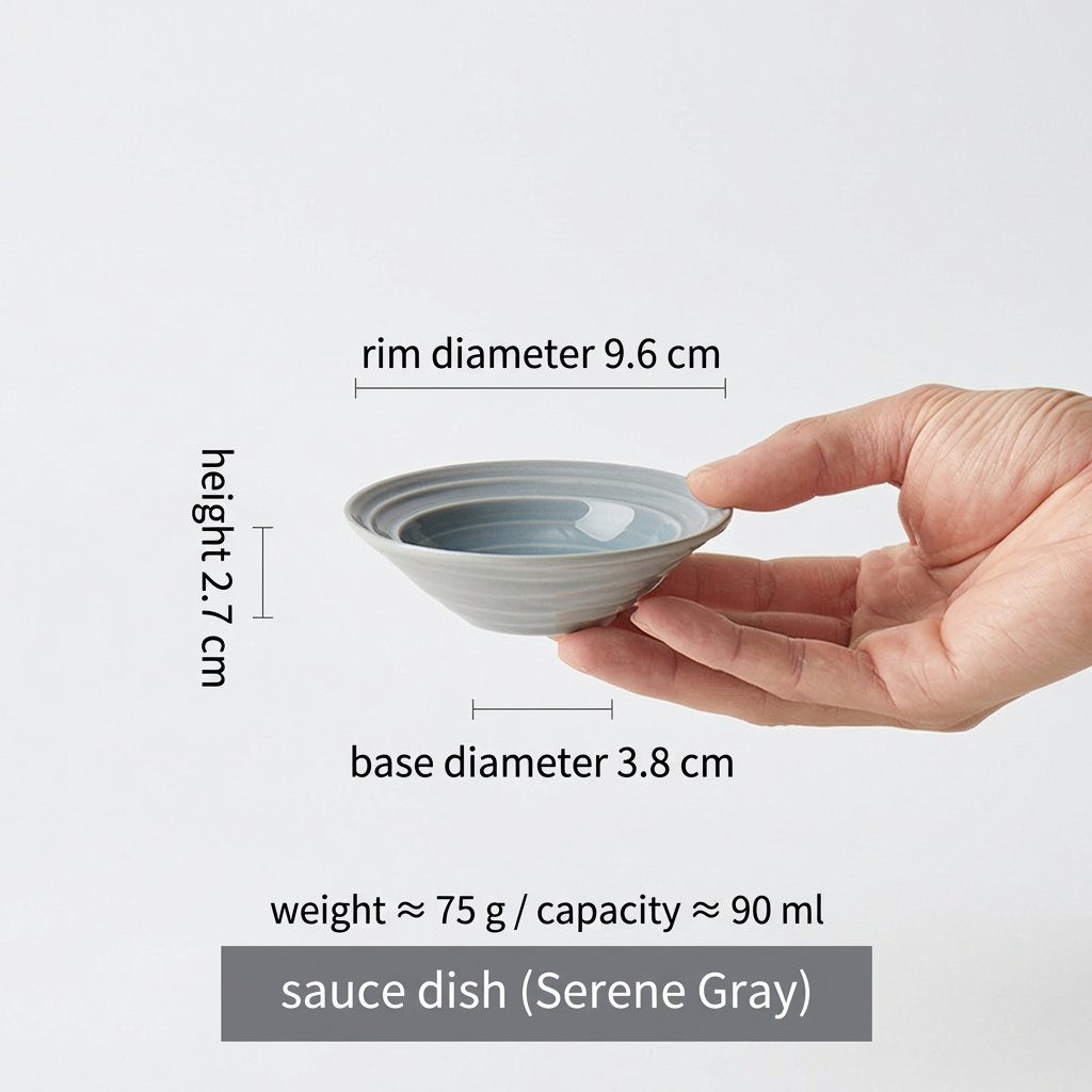 Plat de saveur-gris silencieux