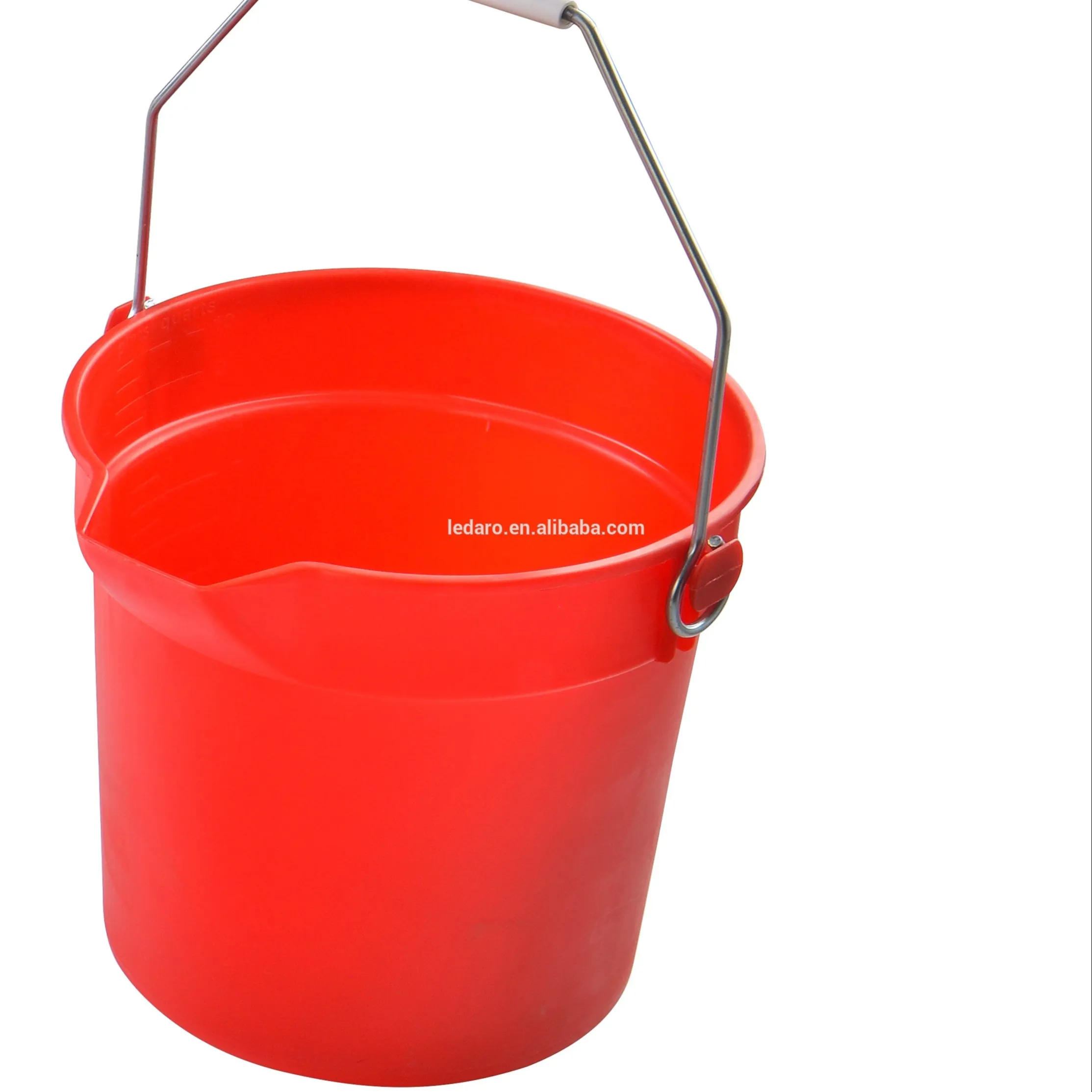 Commercial Products 10L Brute Heavy Duty, Corrosive-resistant, Round Bucket Mop Bucket BUCKETS Plastic Eco-friendly
